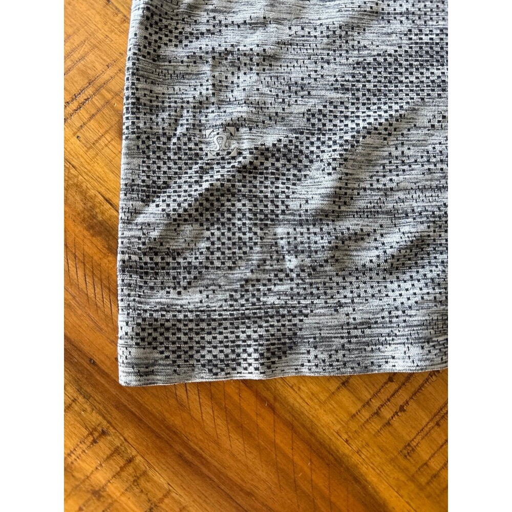 Lululemon Metal Vent Tech Short Sleeve Shirt Men’s XXL grey black camo NWT - Picture 9 of 11